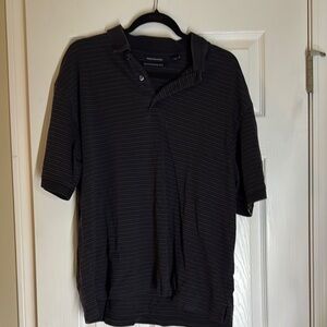 Dark Striped Polo Shirt